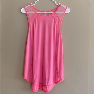 lululemon sculpt tank flash light size 6